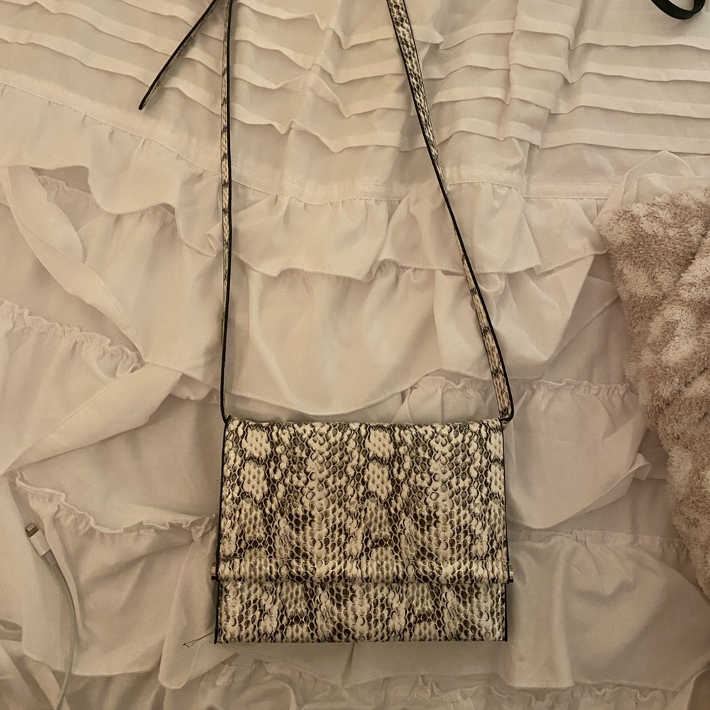 Snakeskin crossbody purse